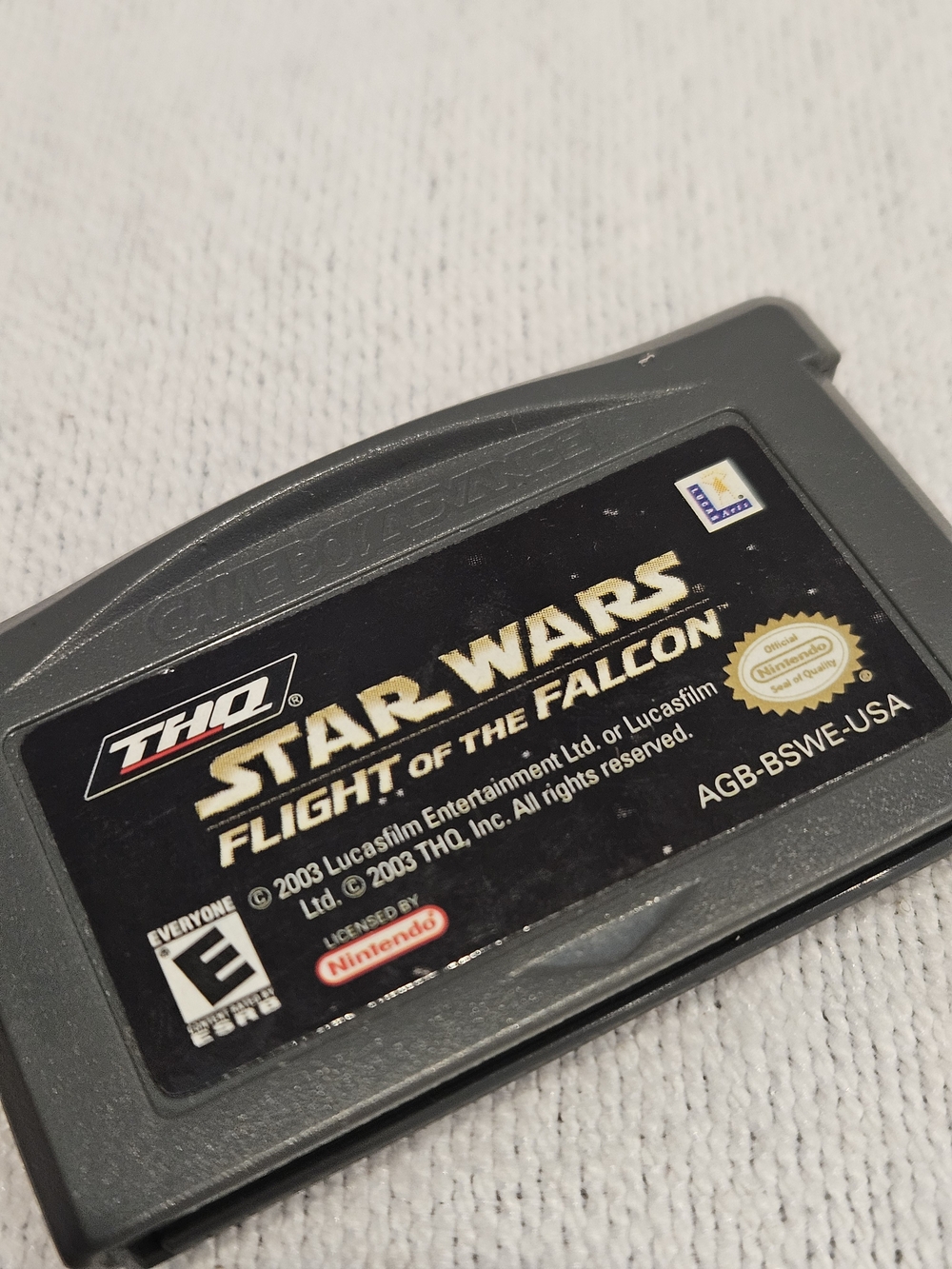 Star Wars: Flight of the Falcon (Nintendo Game Boy Advance, 2003) Untested - Picture 3 of 5